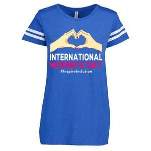 International Women Day 2024 8 March Iwd Inspire Inclusion Enza Ladies Jersey Football T-Shirt