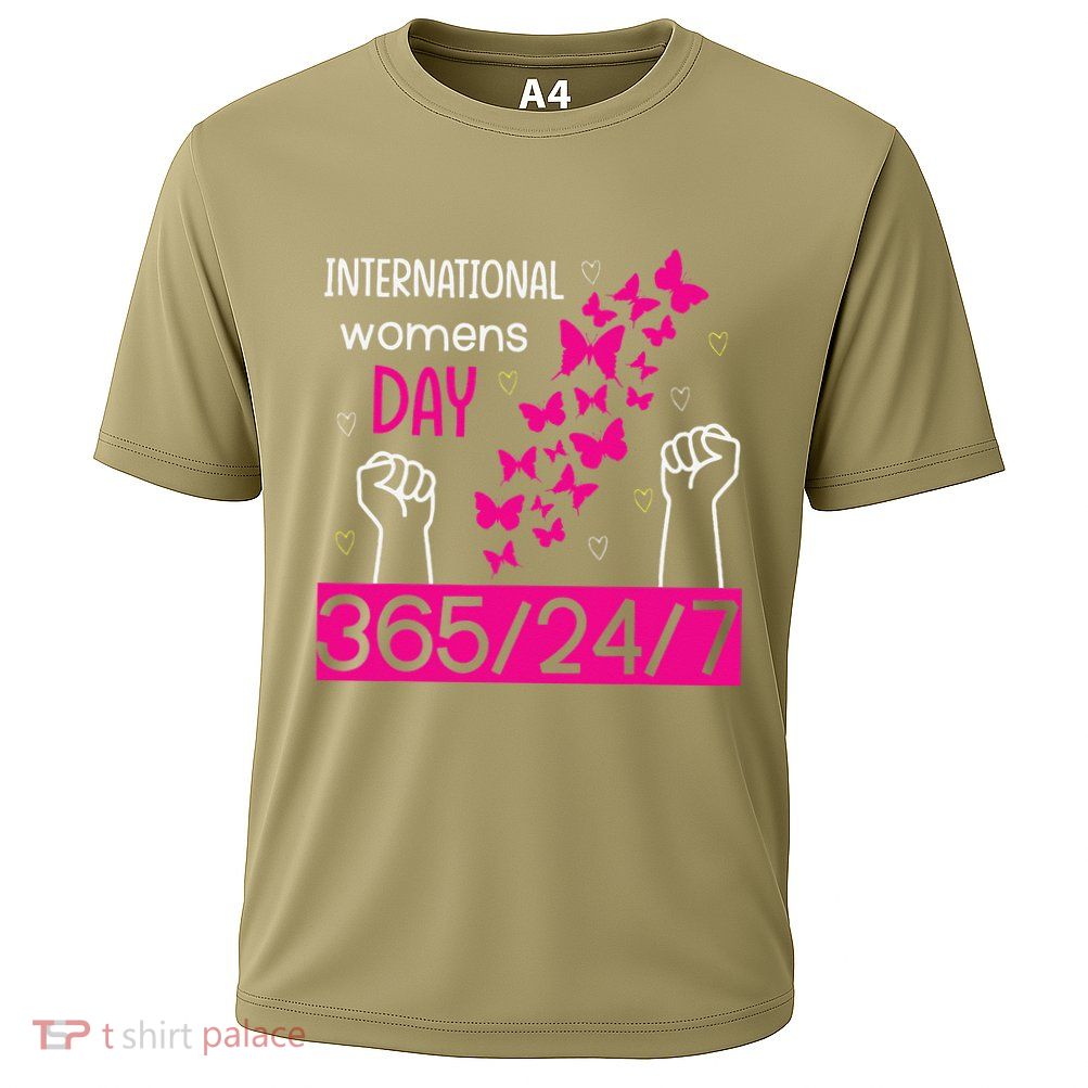 International Women.S Day 2025 8 March Cooling Performance Crew T-Shirt