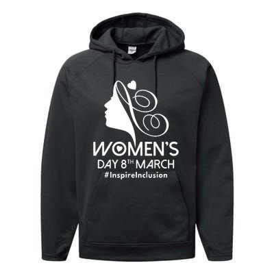 International Women Day 2024 8 March Iwd Inspire Inclusion Performance Fleece Hoodie