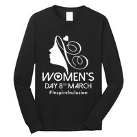 International Women Day 2024 8 March Iwd Inspire Inclusion Long Sleeve Shirt