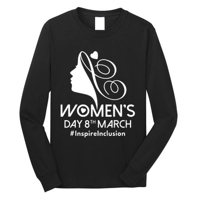 International Women Day 2024 8 March Iwd Inspire Inclusion Long Sleeve Shirt