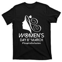 International Women Day 2024 8 March Iwd Inspire Inclusion T-Shirt