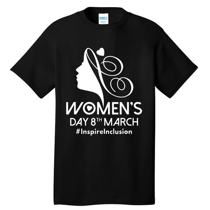 International Women Day 2024 8 March Iwd Inspire Inclusion Tall T-Shirt