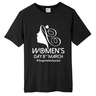 International Women Day 2024 8 March Iwd Inspire Inclusion Tall Fusion ChromaSoft Performance T-Shirt