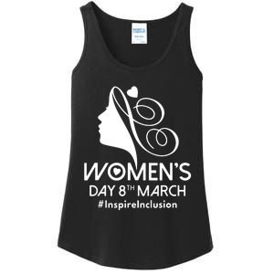 International Women Day 2024 8 March Iwd Inspire Inclusion Ladies Essential Tank