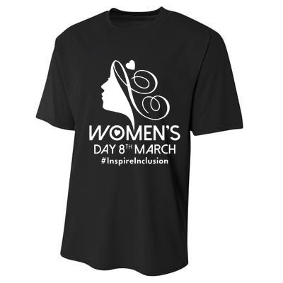 International Women Day 2024 8 March Iwd Inspire Inclusion Performance Sprint T-Shirt