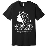 International Women Day 2024 8 March Iwd Inspire Inclusion Premium T-Shirt