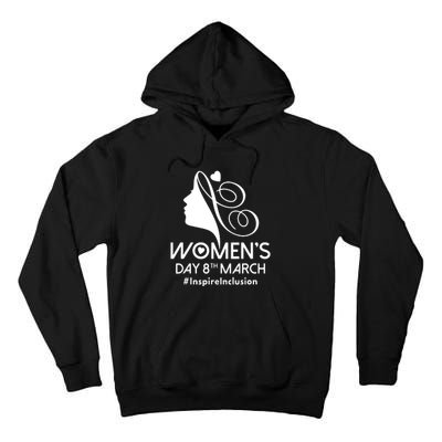 International Women Day 2024 8 March Iwd Inspire Inclusion Tall Hoodie