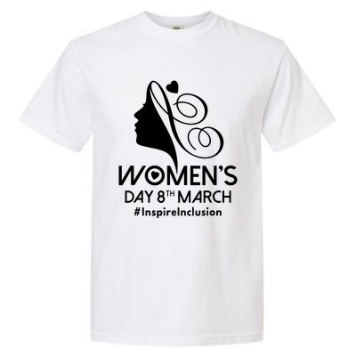 International Women Day 2024 8 March Iwd Inspire Inclusion Garment-Dyed Heavyweight T-Shirt