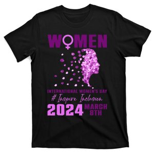 International Wo.'s Day 2024 Floral Silhouette T-Shirt