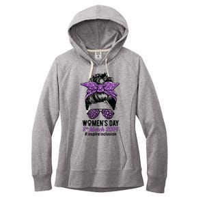 International Women Day 2024 Inspire Inclusion 8 March 24 Women's Fleece Hoodie