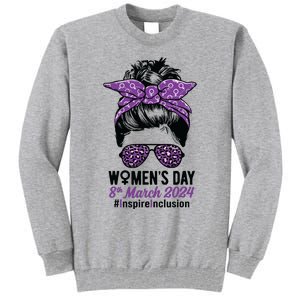 International Women Day 2024 Inspire Inclusion 8 March 24 Tall Sweatshirt