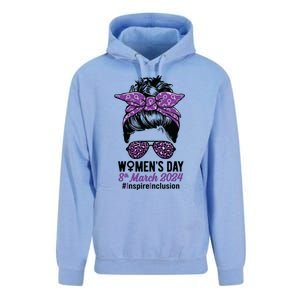 International Women Day 2024 Inspire Inclusion 8 March 24 Unisex Surf Hoodie