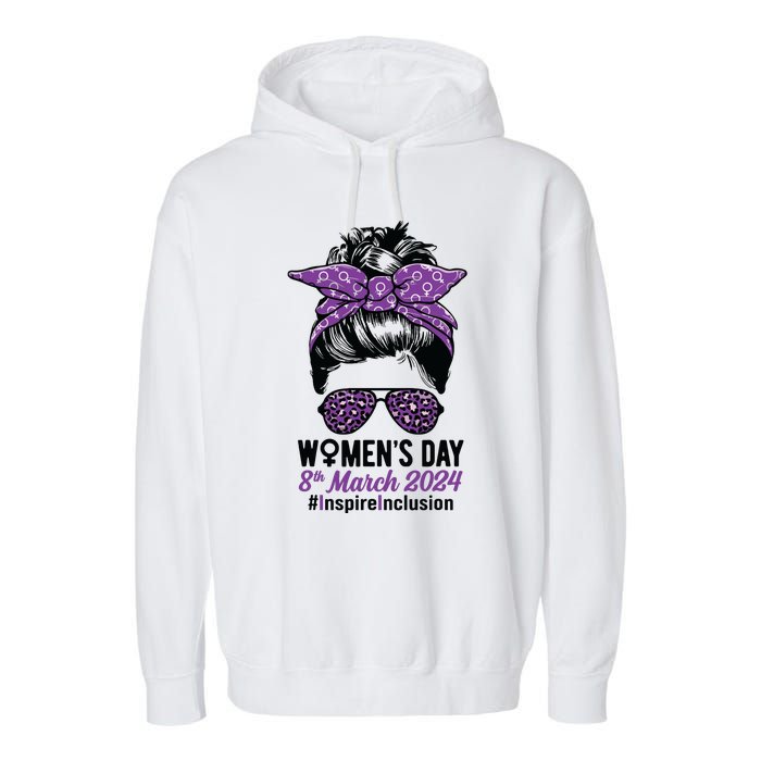 International Women Day 2024 Inspire Inclusion 8 March 24 Garment-Dyed Fleece Hoodie