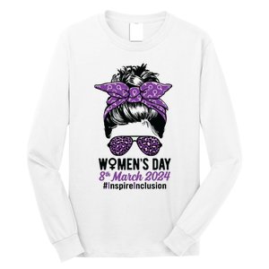 International Women Day 2024 Inspire Inclusion 8 March 24 Long Sleeve Shirt