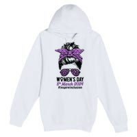 International Women Day 2024 Inspire Inclusion 8 March 24 Premium Pullover Hoodie