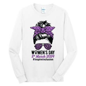 International Women Day 2024 Inspire Inclusion 8 March 24 Tall Long Sleeve T-Shirt