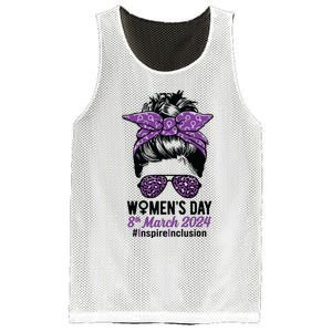 International Women Day 2024 Inspire Inclusion 8 March 24 Mesh Reversible Basketball Jersey Tank