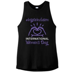 International Women Day 2024 Inspire Inclusion 8 March Ladies PosiCharge Tri-Blend Wicking Tank