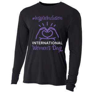 International Women Day 2024 Inspire Inclusion 8 March Cooling Performance Long Sleeve Crew