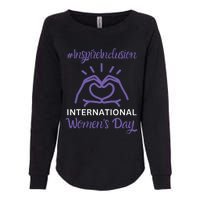 International Women Day 2024 Inspire Inclusion 8 March Womens California Wash Sweatshirt