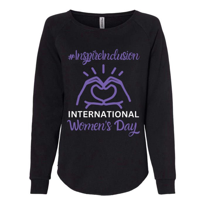 International Women Day 2024 Inspire Inclusion 8 March Womens California Wash Sweatshirt