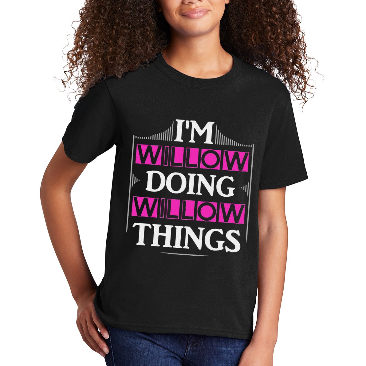 IM Willow Doing Willow Things Funny First Name Gift Kids T-Shirt