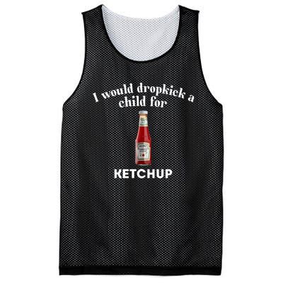 I Would Dropkick A Child Mesh Reversible Basketball Jersey Tank