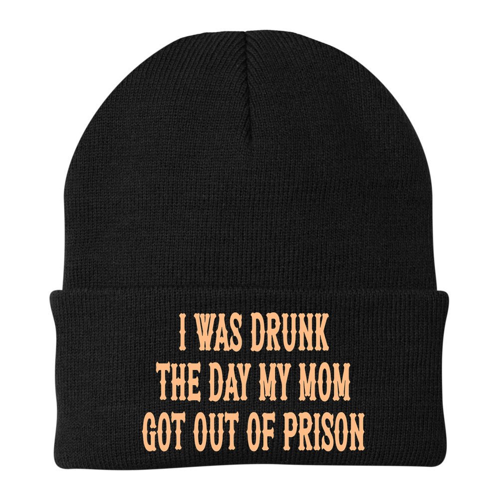 I Was Drunk The Day My Mom Got Out Of Prison Beanie