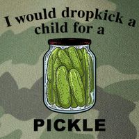 I Would Dropkick A Child For A Pickle Gift Legacy Tie Dye Trucker Hat