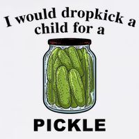 I Would Dropkick A Child For A Pickle Gift Apron