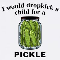 I Would Dropkick A Child For A Pickle Cool Comfort Performance Bucket Hat