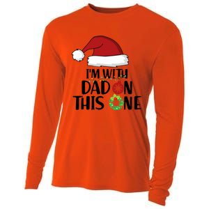 IM With Dad On This One Santa Matching Family Christmas Gift Cooling Performance Long Sleeve Crew