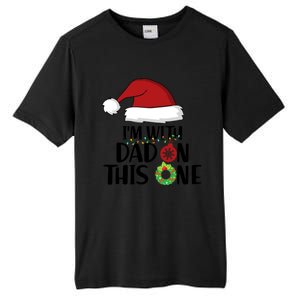 IM With Dad On This One Santa Matching Family Christmas Gift Tall Fusion ChromaSoft Performance T-Shirt