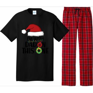 IM With Dad On This One Santa Matching Family Christmas Gift Pajama Set