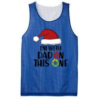 IM With Dad On This One Santa Matching Family Christmas Gift Mesh Reversible Basketball Jersey Tank