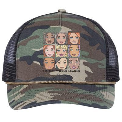 International Women's Day Future Leader Retro Rope Trucker Hat Cap