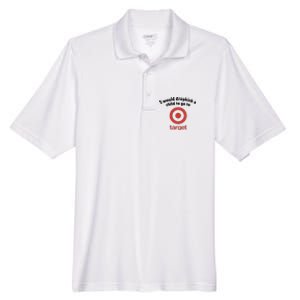 I Would Dropkick A Child To Go To Target Men's Origin Performance Pique Polo