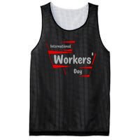 International Worker's Day Mesh Reversible Basketball Jersey Tank