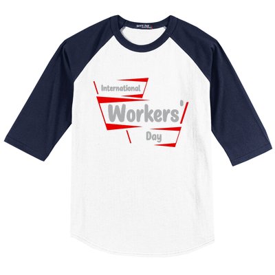 International Worker's Day Baseball Sleeve Shirt