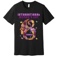 International Women Day 8 March 2024 Flowers Premium T-Shirt