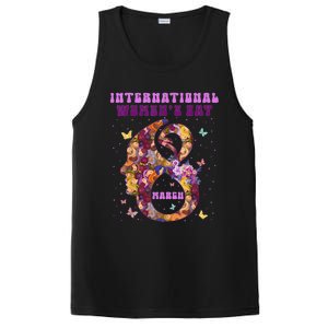 International Women Day 8 March 2024 Flowers PosiCharge Competitor Tank