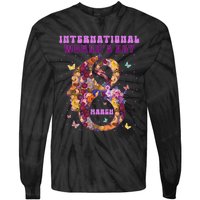 International Women Day 8 March 2024 Flowers Tie-Dye Long Sleeve Shirt