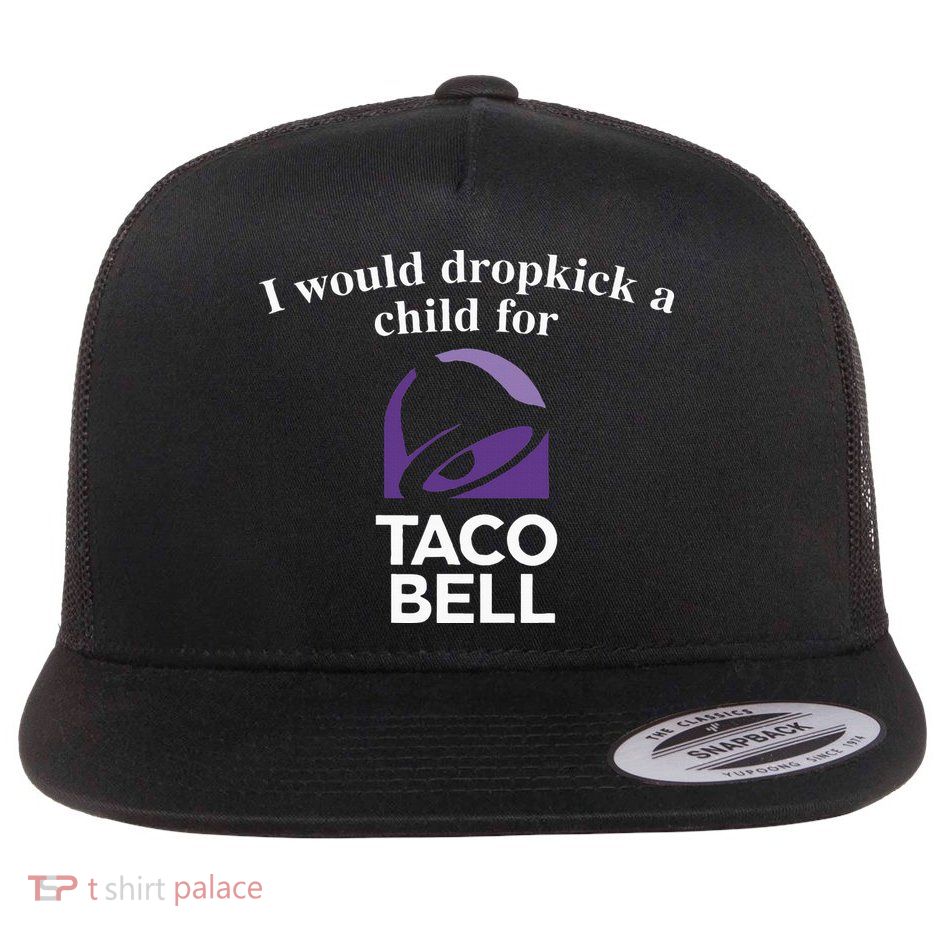 I Would Dropkick A Child Flat Bill Trucker Hat