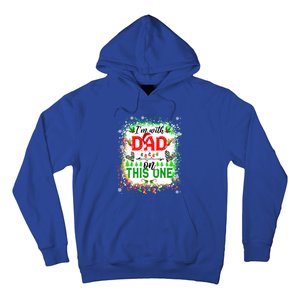 IM With Dad On This One Family Love Christmas Lights Pajama Meaningful Gift Hoodie