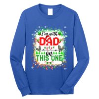 IM With Dad On This One Family Love Christmas Lights Pajama Meaningful Gift Long Sleeve Shirt