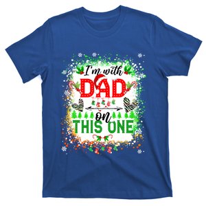 IM With Dad On This One Family Love Christmas Lights Pajama Meaningful Gift T-Shirt