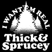I Want Em Real Thick And Sprucey Funny Christmas Wool Snapback Cap