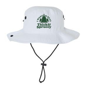 I Want Em Real Thick And Sprucey Funny Christmas Legacy Cool Fit Booney Bucket Hat