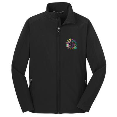 In World Full Of Grandmas Be A Nonny Sunflower Mother's Day Core Soft Shell Jacket